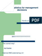 Using Statistics For Management Decisions: Hands-On Case Study!