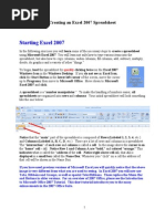 2007 Excel Tutorial