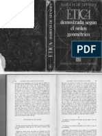 Ética Demostrada Según El Orden Geométrico. Spinoza