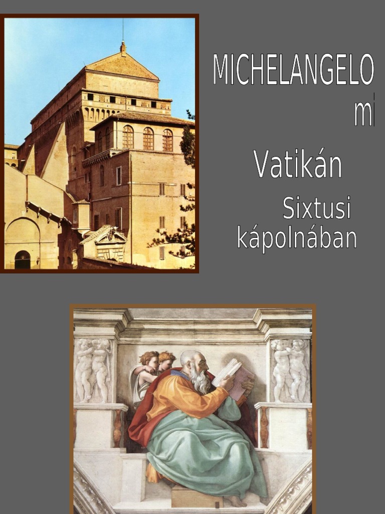 Michelangelo-Vatikán Sixtusi Kápolna | PDF