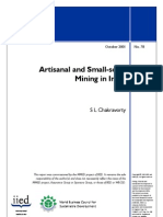 Artisanal and Small-Scale Mining in India: S L Chakravorty
