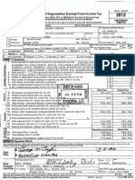 Sanford Center 2012 tax document 