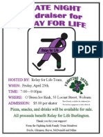 Relay Skate Night Flyer