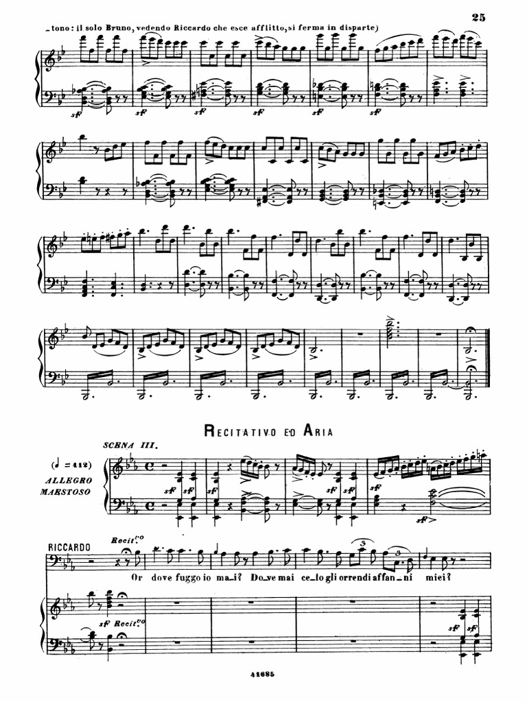 Bellini - I Puritani - Ah Per Sempre Io Ti Perdei | PDF, image size:768x1024