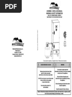 Download Masterbuilt Dual Fuel Smoker Model 20050412 w Recipes by MR X SN212487085 doc pdf