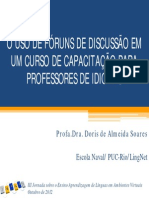 O Uso de Fóruns de Discussão em Um Curso de Capacitação para Professores de Idiomas