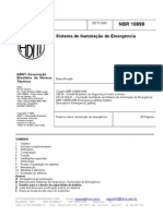 NBR 10898 - ABNT -Sistema de Iluminação de Emergência.doc