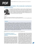 Download Embryo Implantation - The Molecular Mechanism by arunnene2 SN21249971 doc pdf