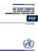 WHO-GMP Guidlines For Pharmaceutical Industries