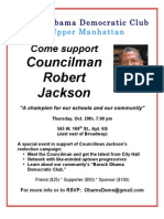 Obama Club Fundraiser For Councilman Jackson