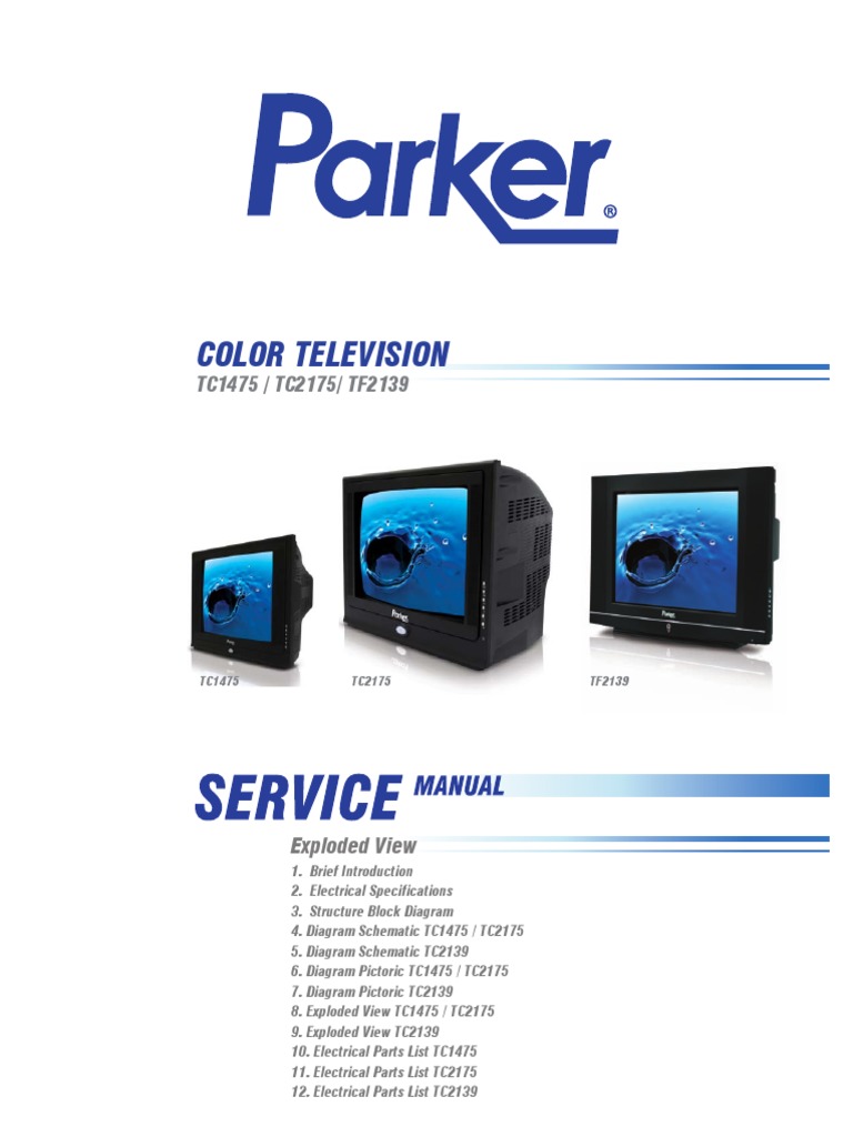 TC1475, TC2175, TF2139. Vista Explotada | Circuito ...