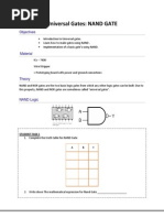 Universal Gates NAND