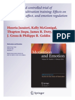 A Randomized Controlled Trial of Compassion Cultivation Training - Effects On Mindfulness, Affect, and Emotion Regulation 2014 Jazaieri M&E