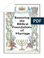 Restoration of Our Hebraic Roots in The Wedding Ceremony