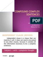 Compound Complex Sentence - English 1