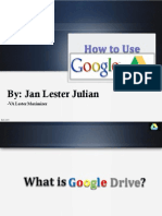 Jan Lester - Julian - How To Use Google Drive