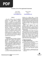 Taxonomy of Java Web Application Frameworks