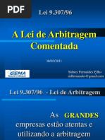 Lei 9.307-96 - Lei de Arbitrgem Comentada -  apresentação_Gema_V0