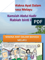 Makna Ayat Dalam Bahasa Melayu.