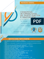 Programa Congreso - Investigación - UCEC - 2014, Cortazar, Guanajuato, México