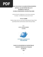 Download PERANCANGAN DAN ANALISIS OTOMASI SISTEMKENDALI QUADCOPTER MELALUIKOORDINAT DENGANGLOBAL POSITIONING SYSTEM TRACKER by Habibie Ghani SN212541173 doc pdf