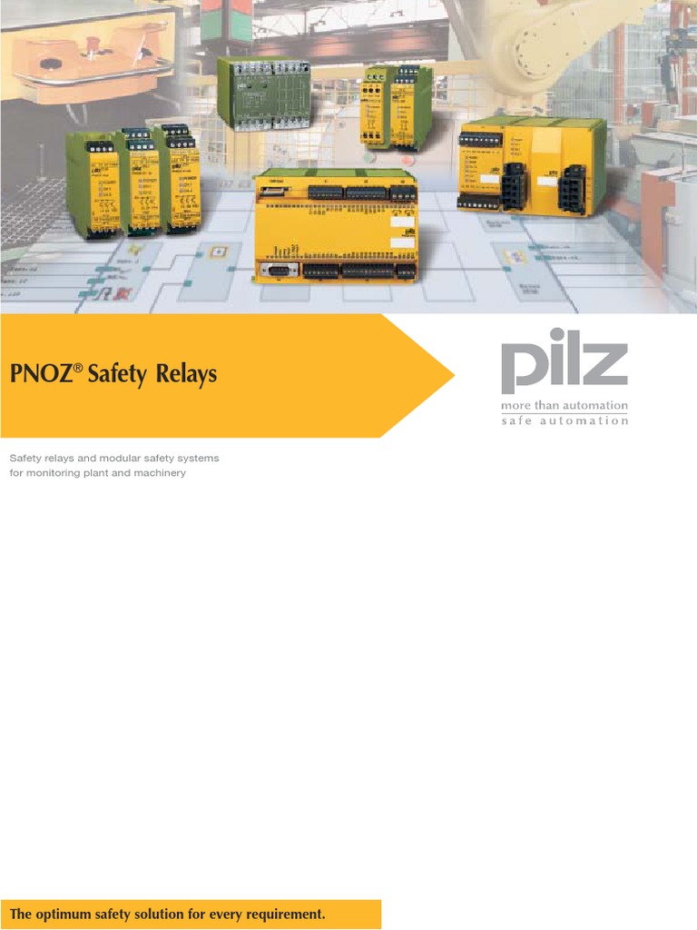 Pilz Pnoz Overview  PDF  Relay  Switch