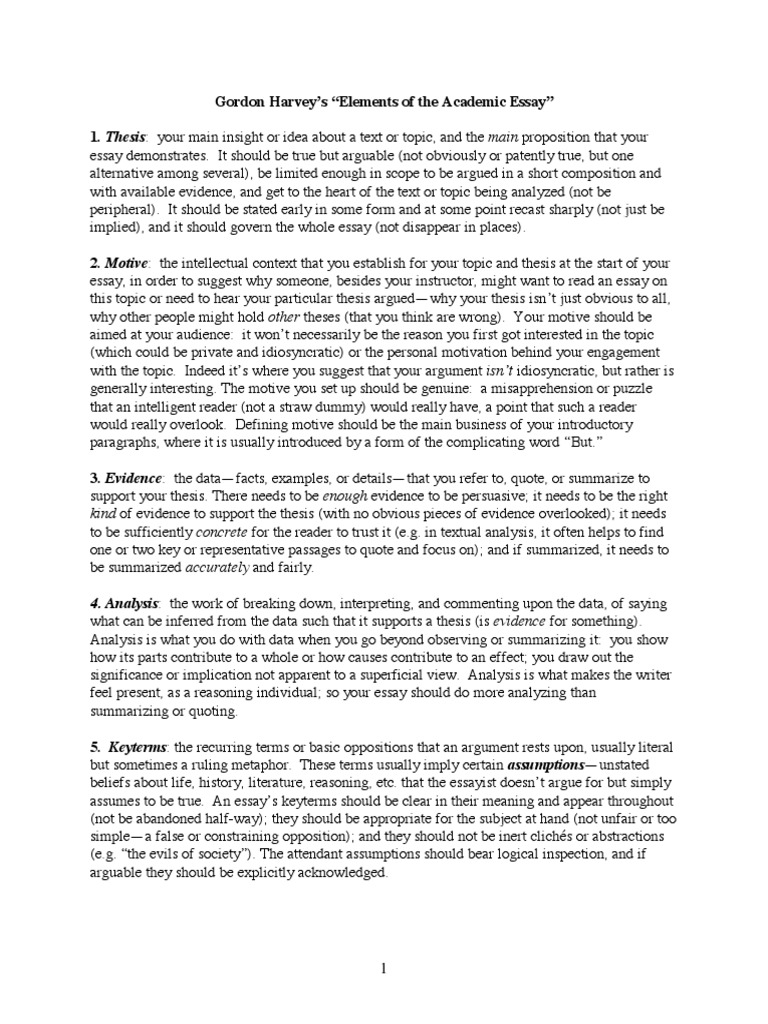 Too obvious thesis statement image