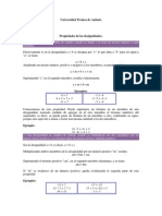 Propiedades de Las Inecuaciones