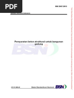 Download SNI 28472013 Persyaratan Beton Struktural untuk Bangunan Gedung by Civil Engineer Share SN212543344 doc pdf