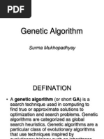 Genetic Algorithm: Surma Mukhopadhyay