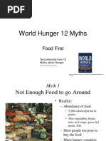 World Hunger 12 Myths