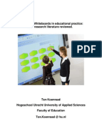 Download Interactive Whiteboards in educational practice by Koenraad SN21254905 doc pdf
