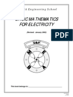 Basic Mathematics for Electricity
