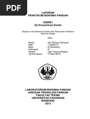 Biokimia Pangan Karbohidrat I