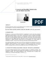 Constitutive Concrete and Durability Models in The New Fib Model Code 2010