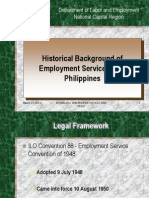 Historical Background of Employment Service in The Philippines