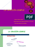 La oración simple