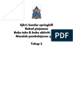 Rekod Pinjaman Buku Teks 2