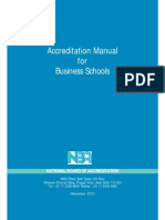 Accreditation Manual for Business Schools