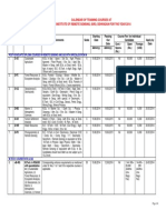 2014 Course Calender Very Useful