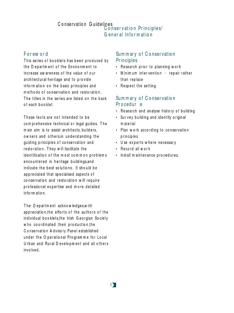 Architectural Heritage Conservation Guide | PDF | Cultural Education ...