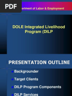 DOLE Integrated Livelihood Program (DILP: Department of Labor & Employment