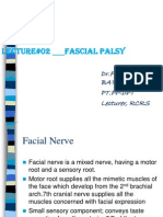 Facial Palsy Lecture