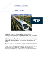 About Maglev Train
