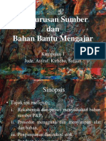 Pengurusan Sumber Dan Bahan Bantu Mengajar