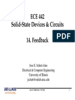 ECE 442 Solid State Devices & Circuits 14. Feedback