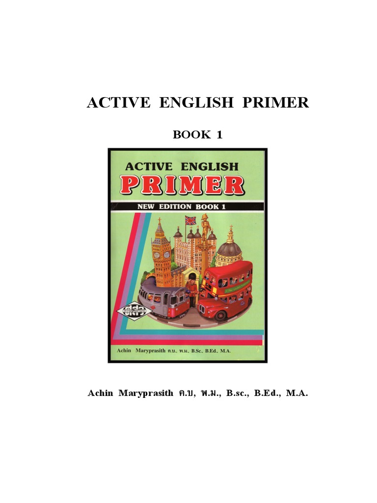คู่มือครู English Primer Book 1 PDF