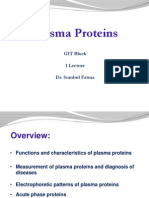Plasma Proteins: GIT Block Dr. Sumbul Fatma