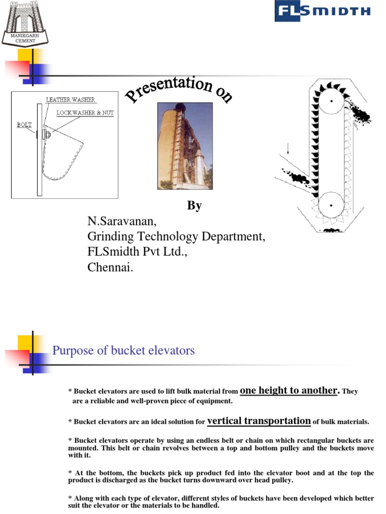 Belt Bucket Elevator Design PDF Belt (Mechanical) Transmission