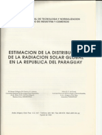 estimación de la distribución de la rad. solar en paraguay